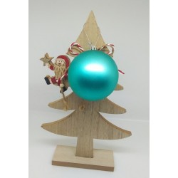 Bola Navidad Con Nombre 8 cm