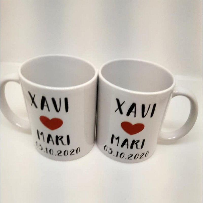 PACK 2 TAZAS PERSONALIZADA