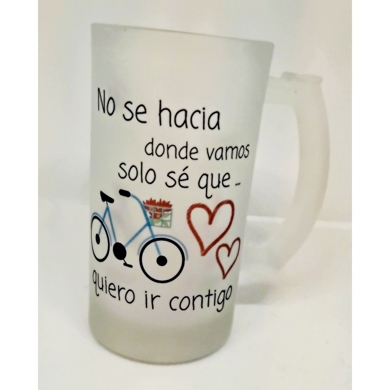 JARRA CERVEZA AMOR VARIOS DISEÑOS