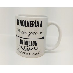 TAZA FRASE AMOR VARIOS DISEÑOS