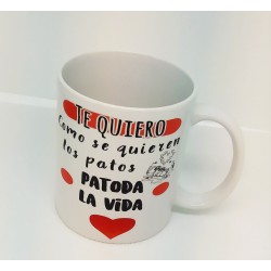 TAZA FRASE AMOR VARIOS DISEÑOS