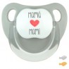 Chupete Baby Deco Gris