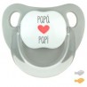 Chupete Baby Deco Gris