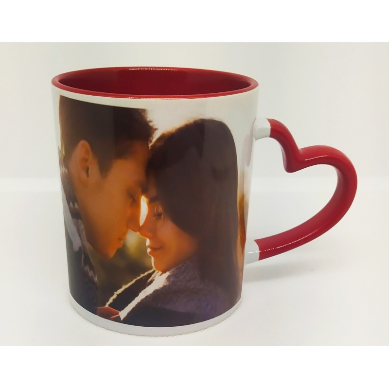 TAZA CORAZON FOTO