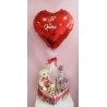 TARTA ESPECIAL SAN VALENTÍN CON GLOBO
