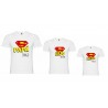 PACK 3 CAMISETAS SUPER PAPA -SUPER HIJA/O