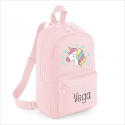 MOCHILA MEDIUM PERSONALIZADA UNICORNIO