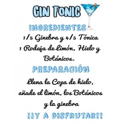 INSTRUCCIONES GIN TONIC
