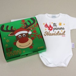 BODY NAVIDAD DISEÑO CON CAJITA REGALO