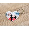 Llavero con foto Corazón