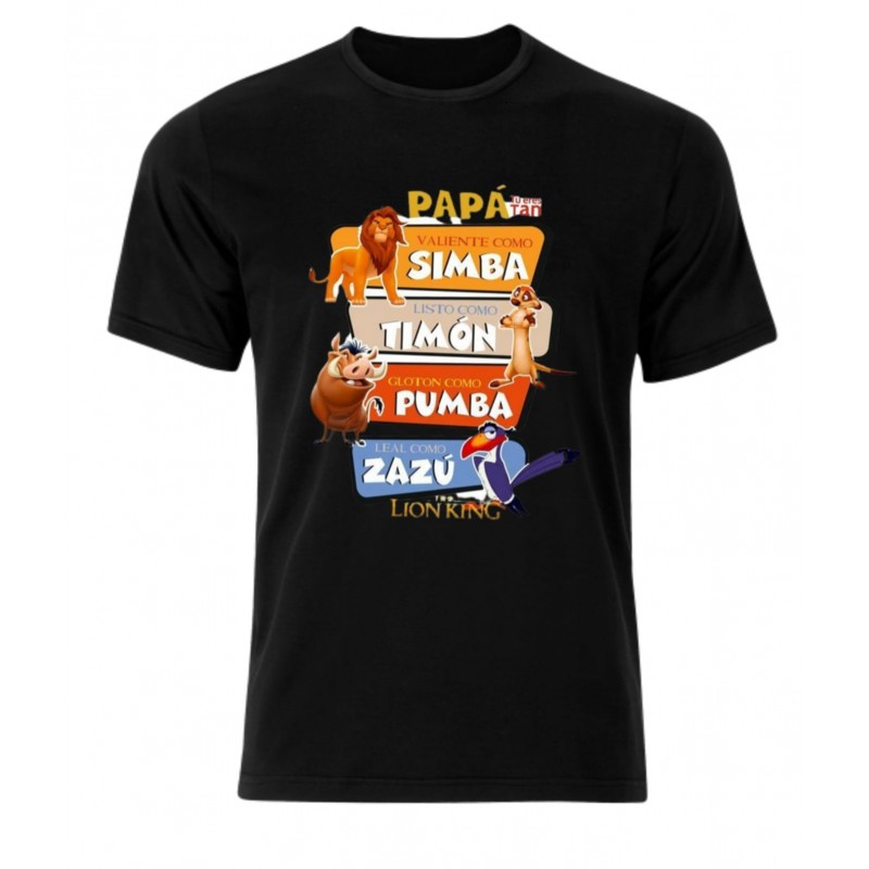 CAMISETA PAPÁ LION KING