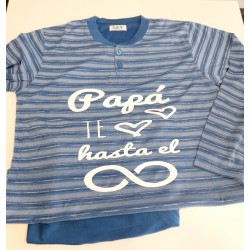 PIJAMA PAPÁ O ABUELO MANGA LARGA