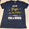CAMISETA PAPÁ MARAVILLOSO PERSONALIZADA