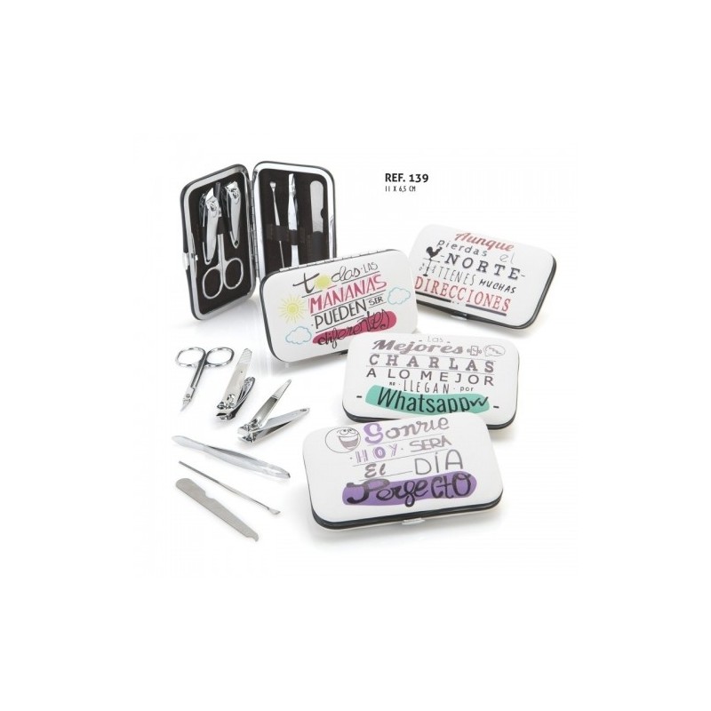 Set manicura frases