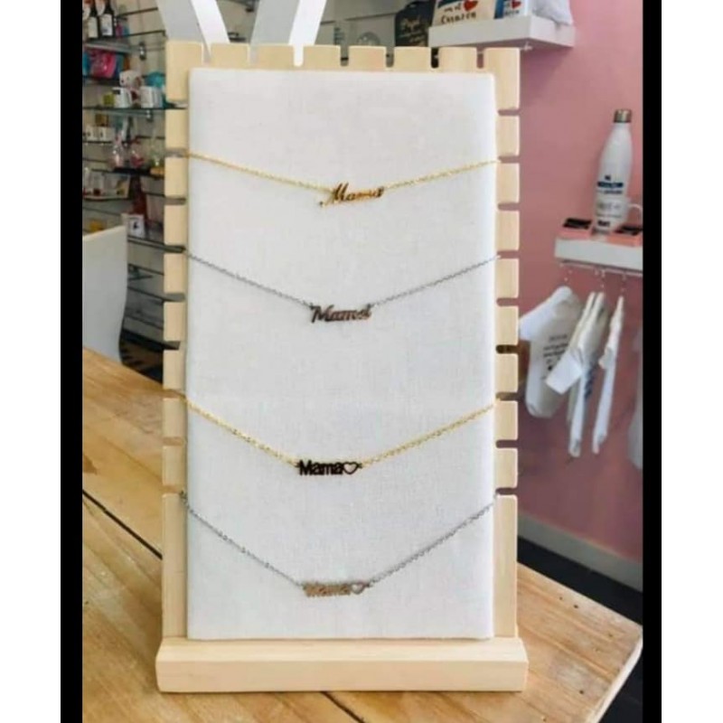 COLLAR MAMÁ ACERO