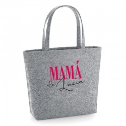 Bolso Shopper fieltro Gris...