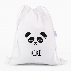 Petate Medium Lona Panda personalizado, color a elegir Ref: 253