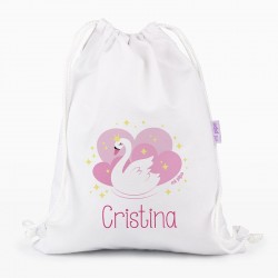 Petate Medium Lona Cisne personalizado, color a elegir