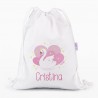 Petate Medium Lona Cisne personalizado, color a elegir