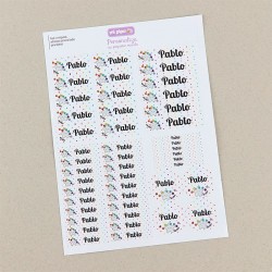 Pack 46 etiquetas...