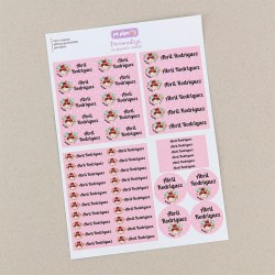 Pack 46 etiquetas...