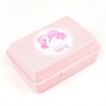 Cajita Porta Alimentos Cisne Rosa personalizada