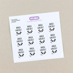 Pack 12 etiquetas personalizadas para zapatos Varios diseños