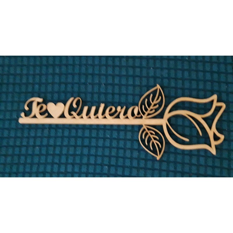 ROSA MADERA SIN PINTAR PERSONALIZADA