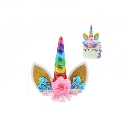 CAKE TOPPER UNICORNIO...