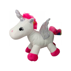 PELUCHE UNICORNIO ROSA O AZUL