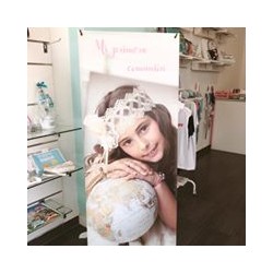 BANNER CON FOTO 160 X 60 CM