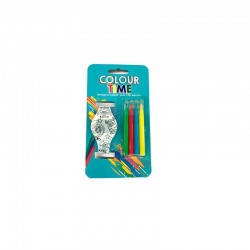 RELOJ LED PARA COLOREAR + 4...