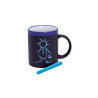TAZA PIZARRA CERAMICA 4 COLORES