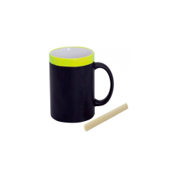 TAZA PIZARRA CERAMICA 4 COLORES