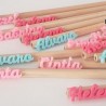 LAPIZ CON NOMBRE EN MADERA