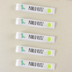 Pack 5 cintas para colgar ropa personalizadas