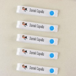 Pack 5 cintas para colgar ropa personalizadas