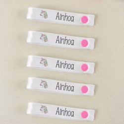 Pack 5 cintas para colgar ropa personalizadas