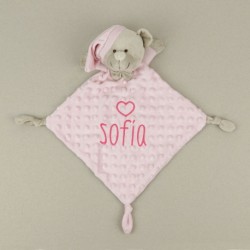 DOU-DOU Clásico Rosa Bordado