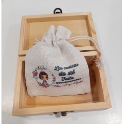 Caja Para Guardar Cenizas + Saquito M1