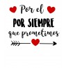 Cojin Foto y Frase 40 x 28