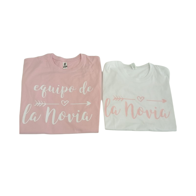 CAMISETA PARA DESPEDIDAS ( EQUIPO NOVIA )