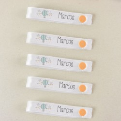 Pack 5 cintas para colgar ropa personalizadas