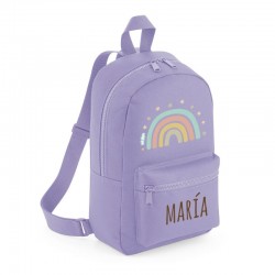 MOCHILA MEDIUM PERSONALIZADA ARCOIRIS