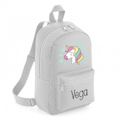 MOCHILA MEDIUM PERSONALIZADA UNICORNIO