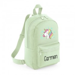 MOCHILA MEDIUM PERSONALIZADA UNICORNIO