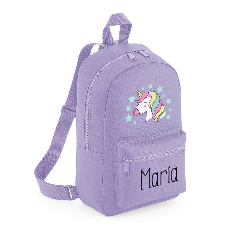 MOCHILA MEDIUM PERSONALIZADA UNICORNIO
