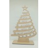 ARBOL MADERA NAVIDAD PERSONALIZADO 30 CM