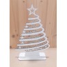 Arbol Navidad Nombres Blanco 30 cm