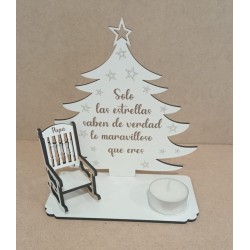 Arbol Con Mecedora Nombre Blanco